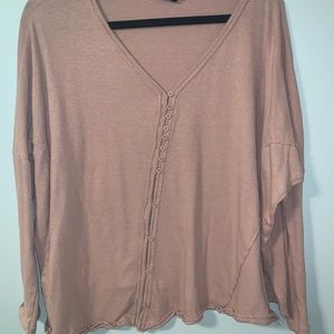 Urban Outfitters Dusty Rose long sleeve shirt!